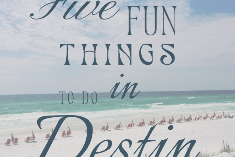 5 Fun Things to do in Destin, Florida